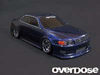 OVER DOSE トヨタ JZX100 チェイサー クリアボディー(195mm / デカール