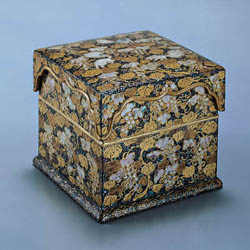 螺鈿 文箱 硯箱 