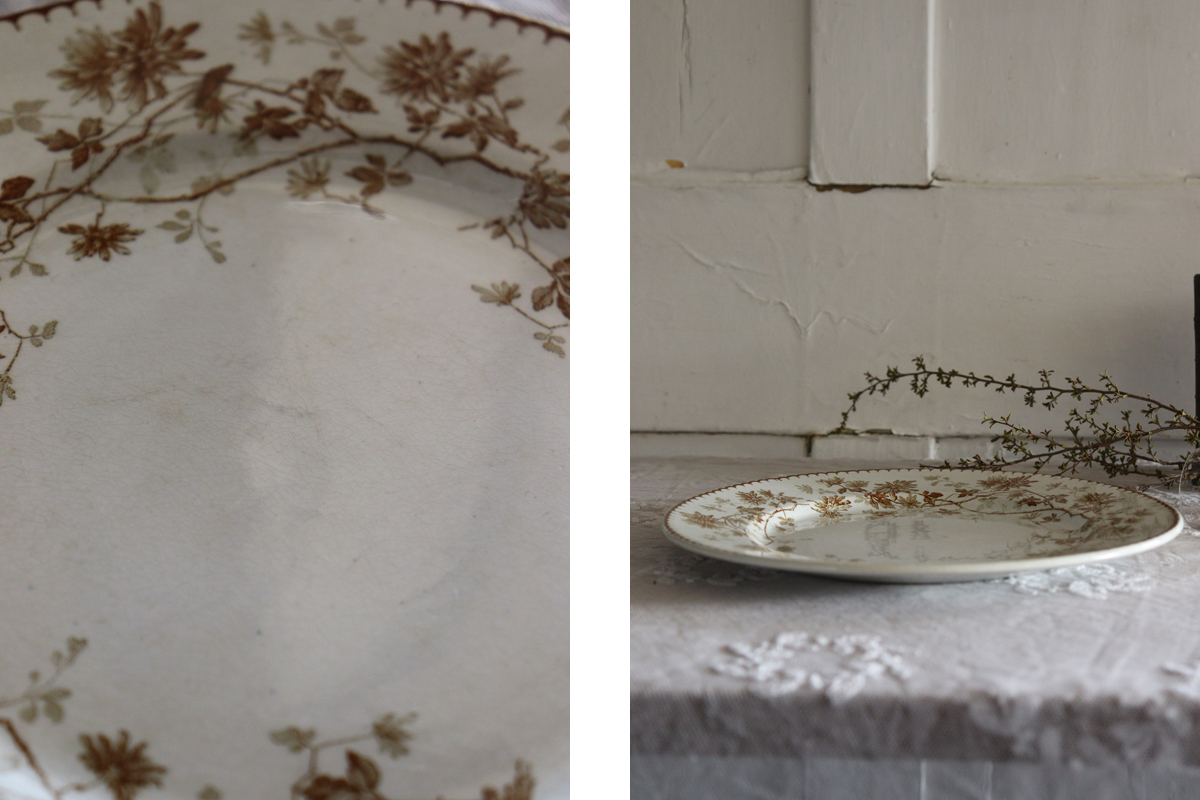 フランスアンティーク Creil et Montereau Mignardiseシリーズ