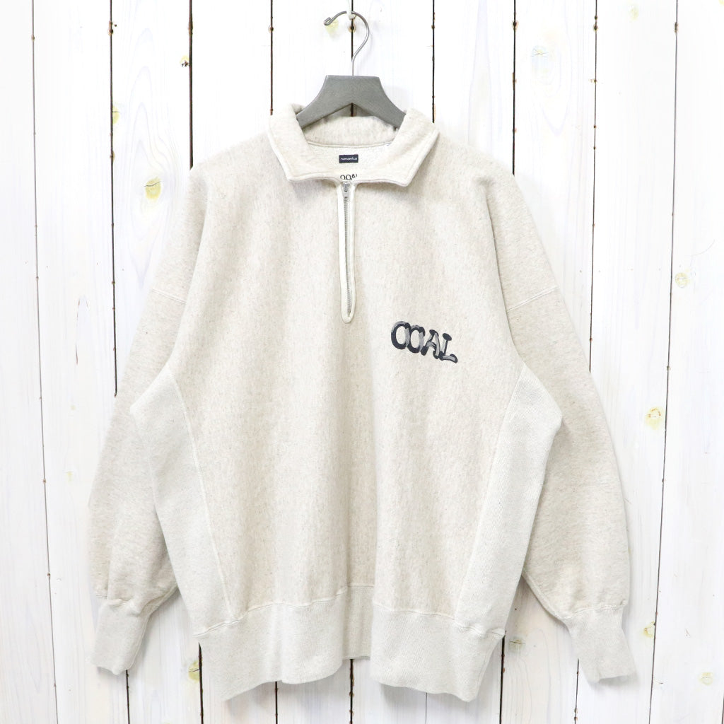 nanamica『Half Zip-Up Sweat』(Ecru) – Reggieshop
