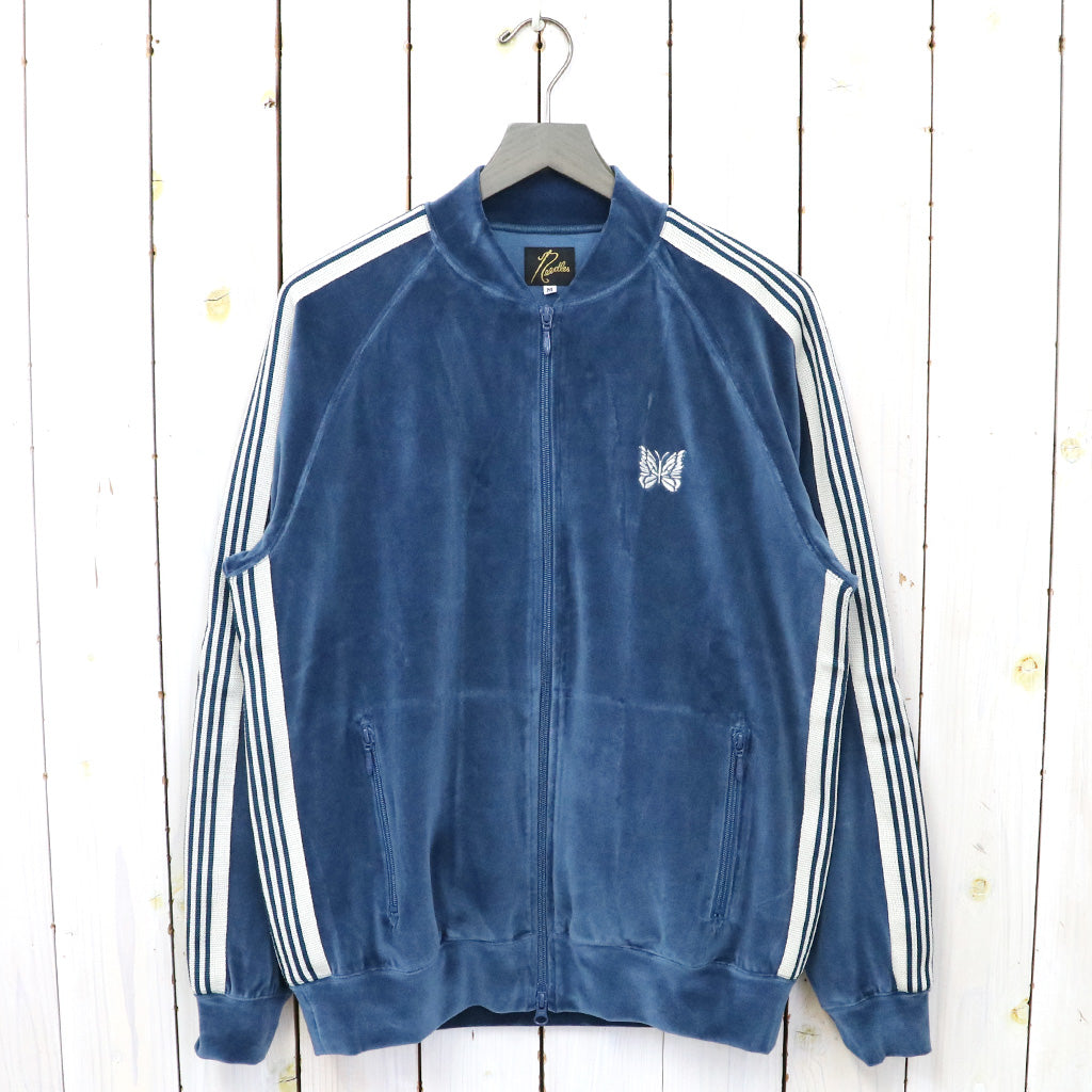 Needles『R.C. Track Jacket-C/Pe Velour』(Marine Blue) – Reggieshop