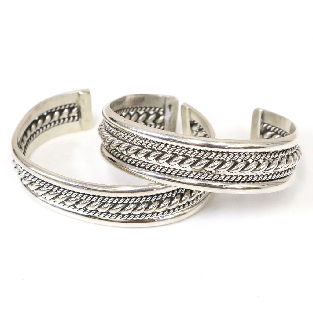 Indian Jewelry : Navajo Elaine Tahe Twist Bangle – Reggieshop