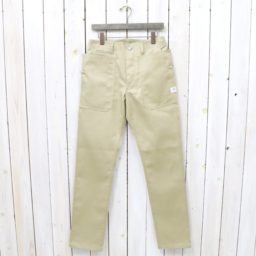SASSAFRAS『FALL LEAF SPRAYER PANTS(WEST POINT)』(BEIGE) – Reggieshop