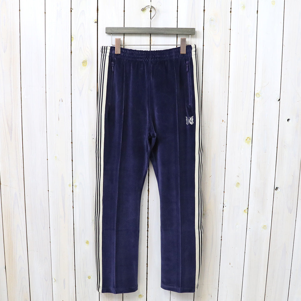 Needles : Narrow Track Pant-C/Pe Velour (Navy) – Reggieshop