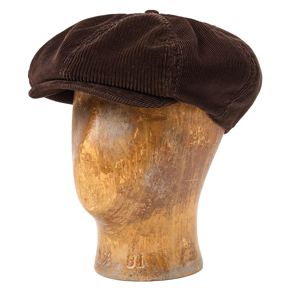 Double RL : CORDUROY NEWSBOY CAP (BROWN) – Reggieshop