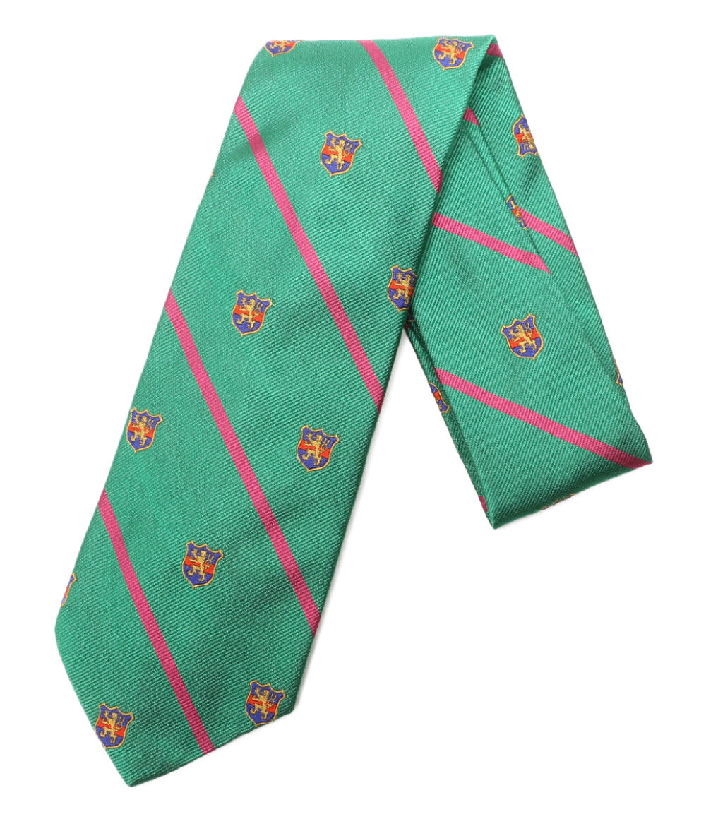 美品 POLO RALPH LAUREN ネクタイ ストライプド シルク レップ クラブ