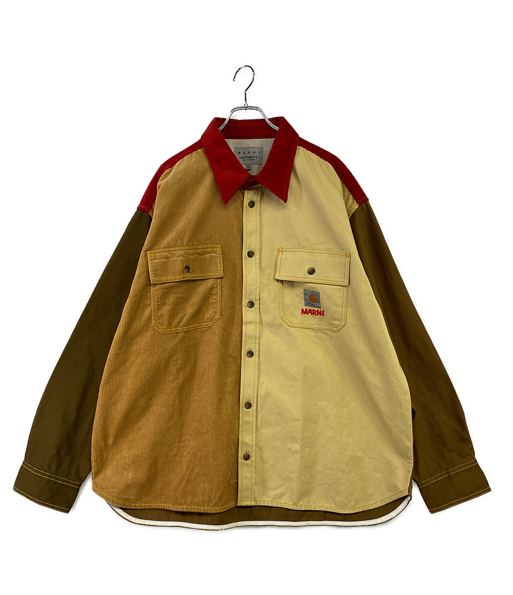 Carhartt × MARNI マルニ シャツジャケット COLOUR BLOCK OVER SHIRT
