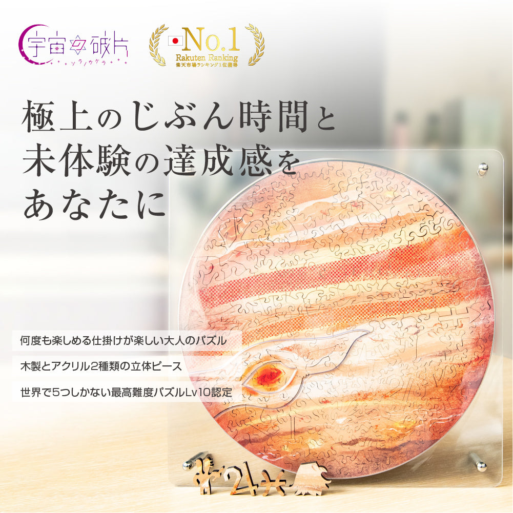 6月入庫分予約】宇宙の破片 JUPITER 木星と専用フレームセット – ご