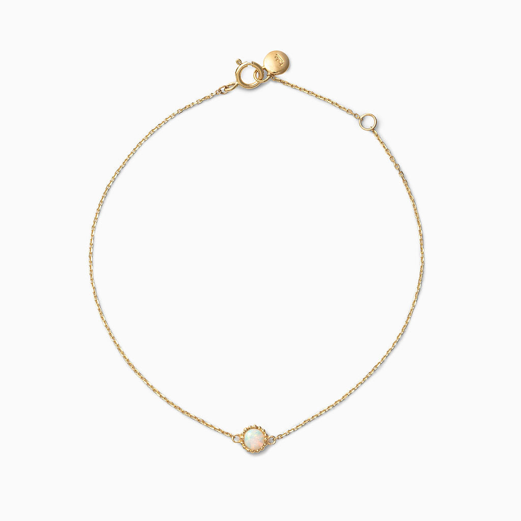 K10YG milky opal bracelet ミルキーオパール ブレスレット – resol