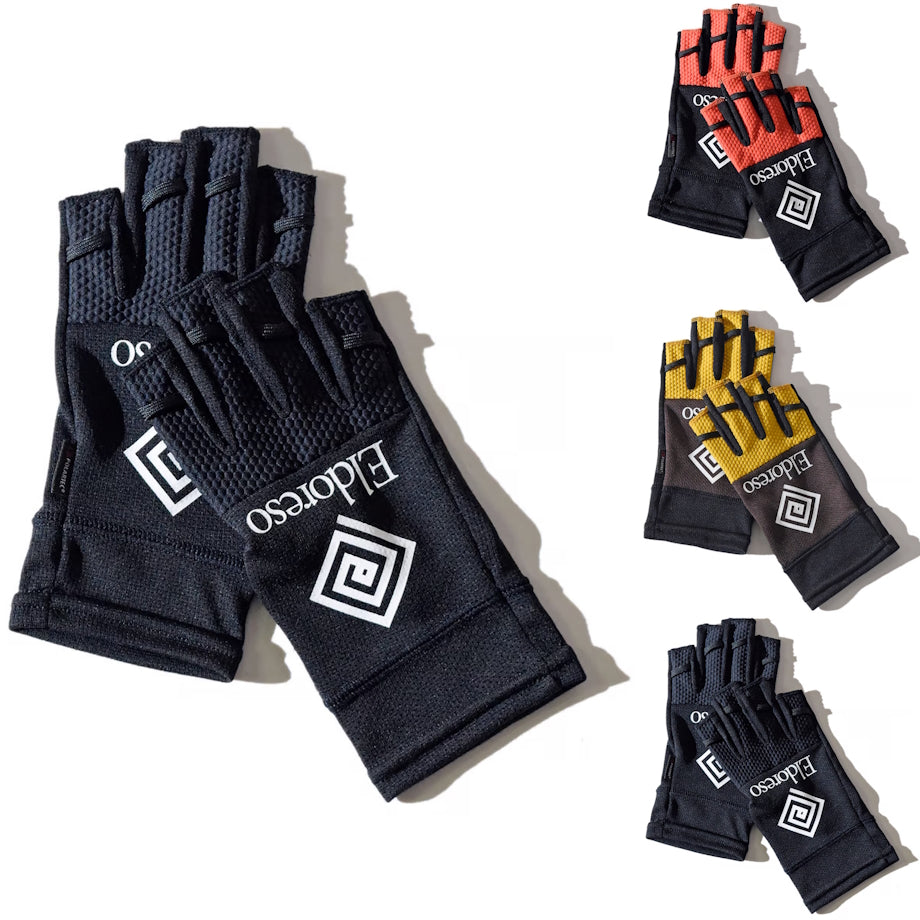 ネコポス対応]ELDORESO Half-Cut Gloves E7903624 エルドレッソ