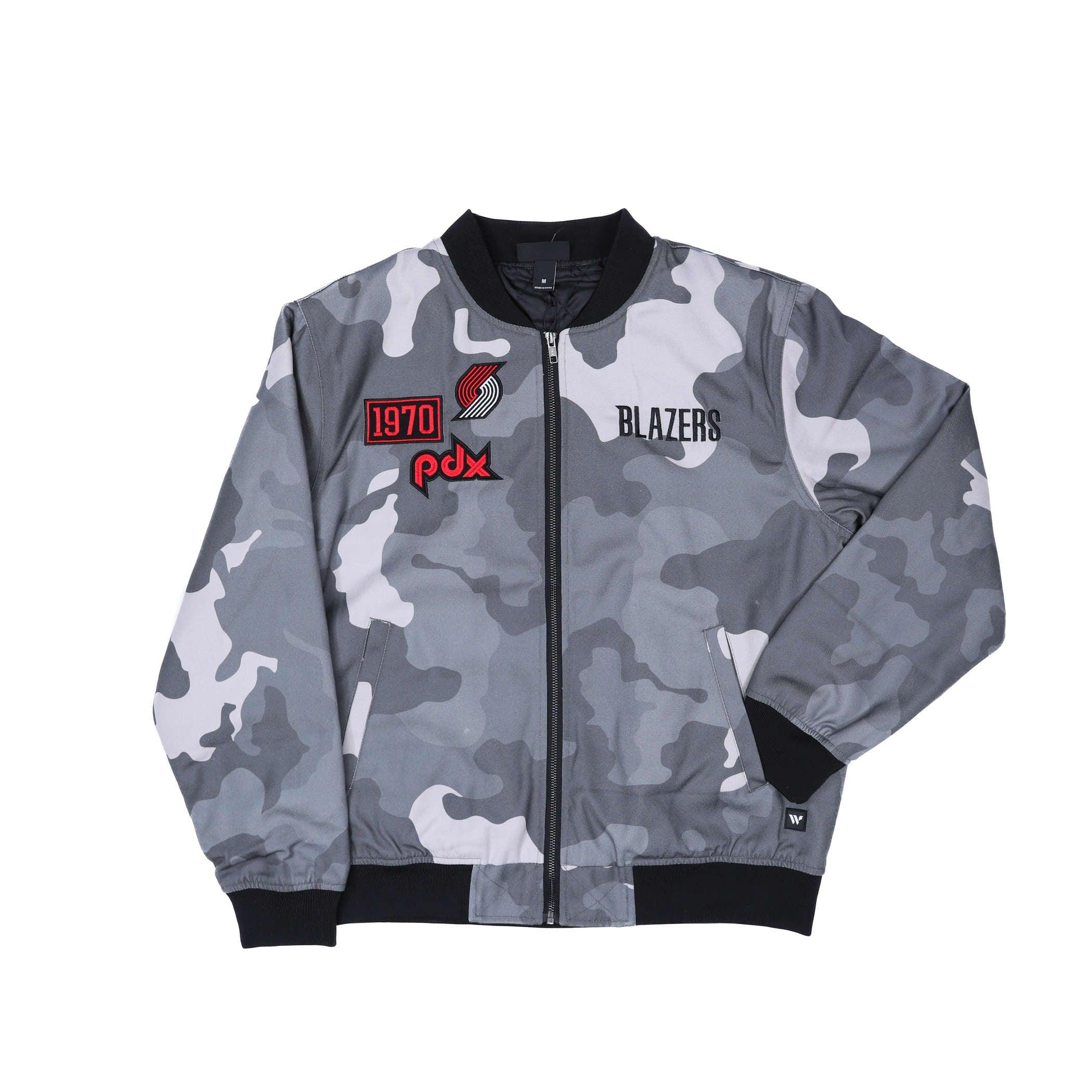 Wild Collective Gray Camoflauge Bomber – Rip City Clothing