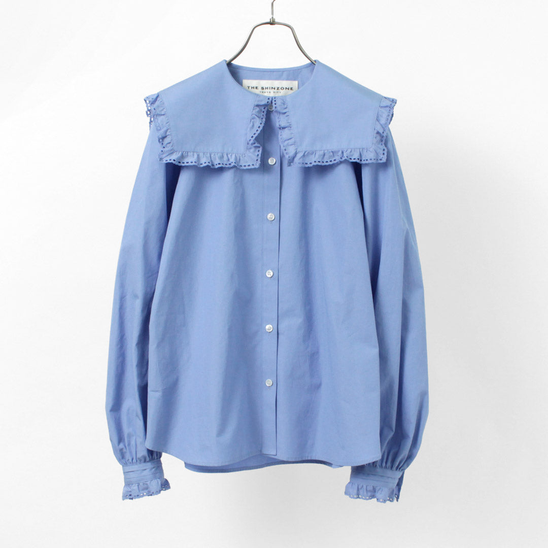 取り戻せ、乙女心 SHINZONE フリル セーラーカラー ブラウス｜ROCOCO