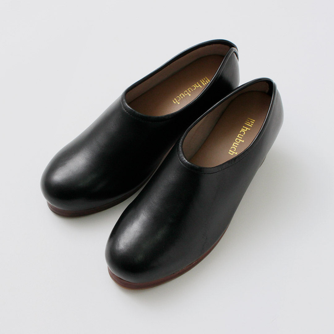 HCUBUCH（フーブ） カウレザーサボ（はまぐりがた） / レディース