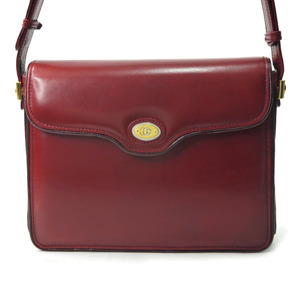 OLD Gucci リザード×革コンビ2WAYショルダー （深赤） – Vintage Shop