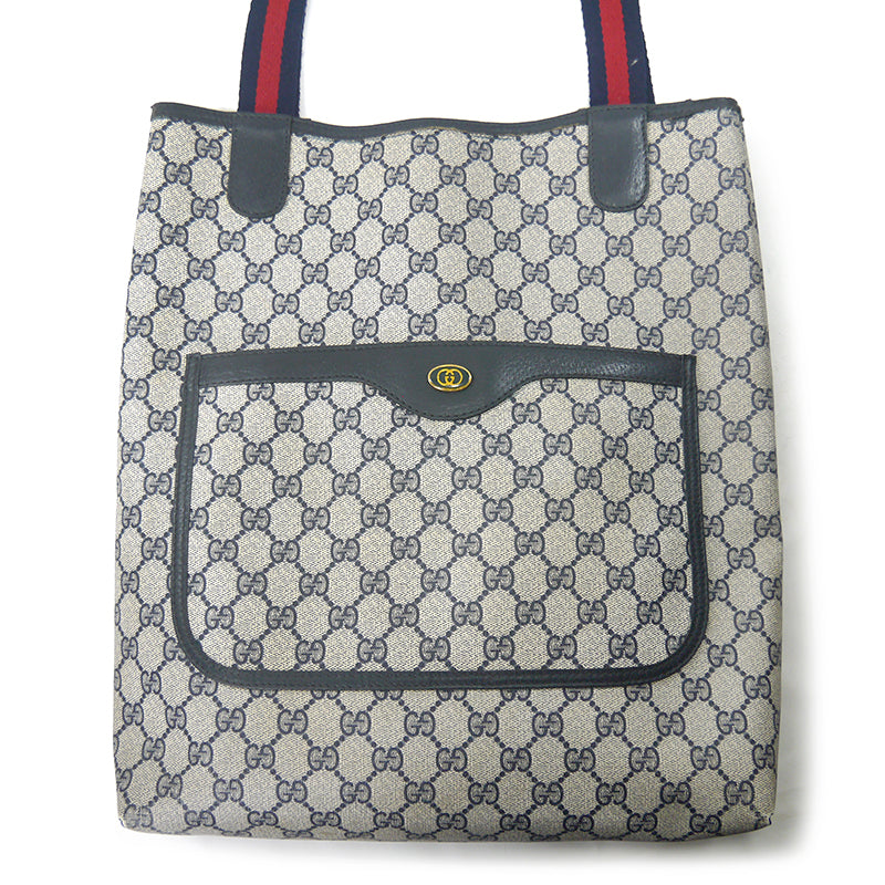 OLD Gucci 定番トートバッグ（青） – Vintage Shop Rococo