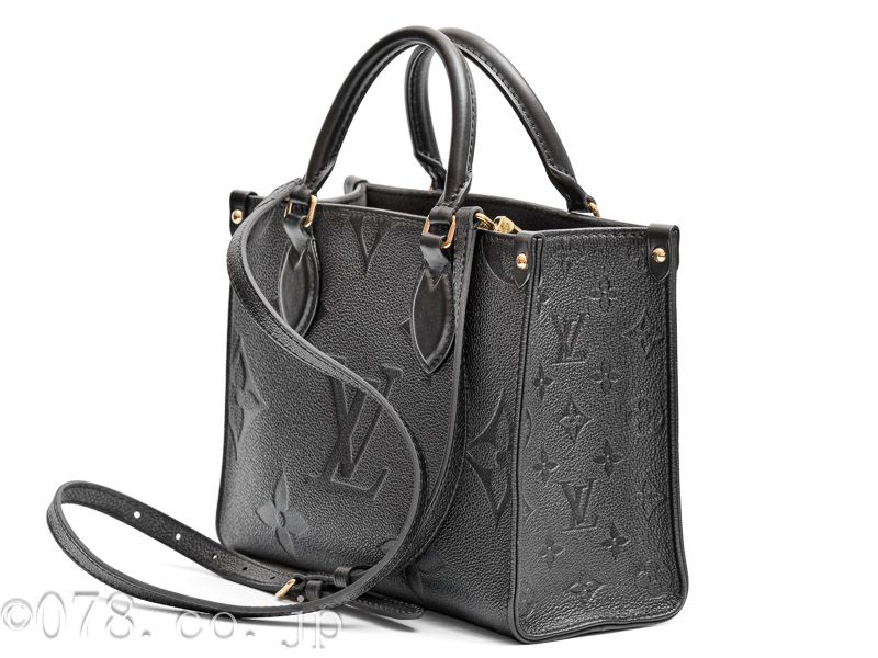 ルイ・ヴィトン オンザゴーPM モノグラム・アンプラント（ノワール