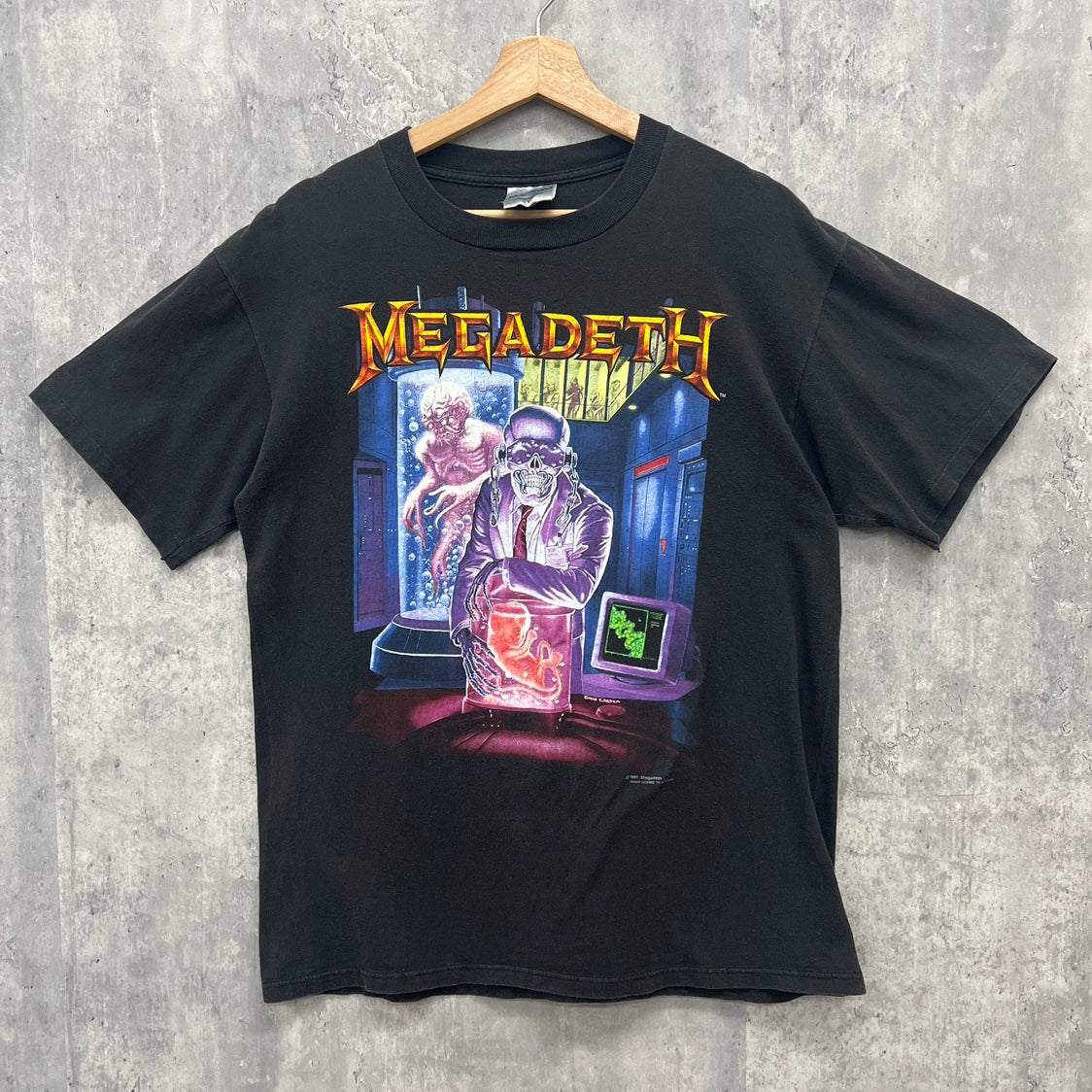 90s USA製 BROCKUM MEGADETH 1991 RUST IN PEACE バンドT ブロッカム