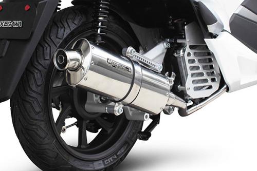 SPECIAL PARTS TAKEGAWA / パワーサイレントオーバルマフラー(政府認証)