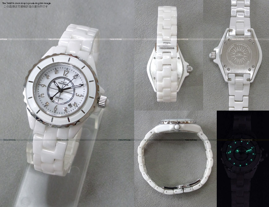 TECHNOS/テクノス/セラミックス/時計