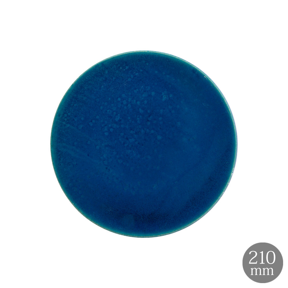 HARVEST BLUE VELVET ブルーベルベット フラットプレート 信楽焼 皿