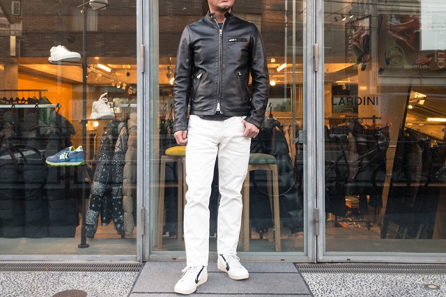 よりレザーらしいタフさを求めるならCinquantaのライダースもおススメ