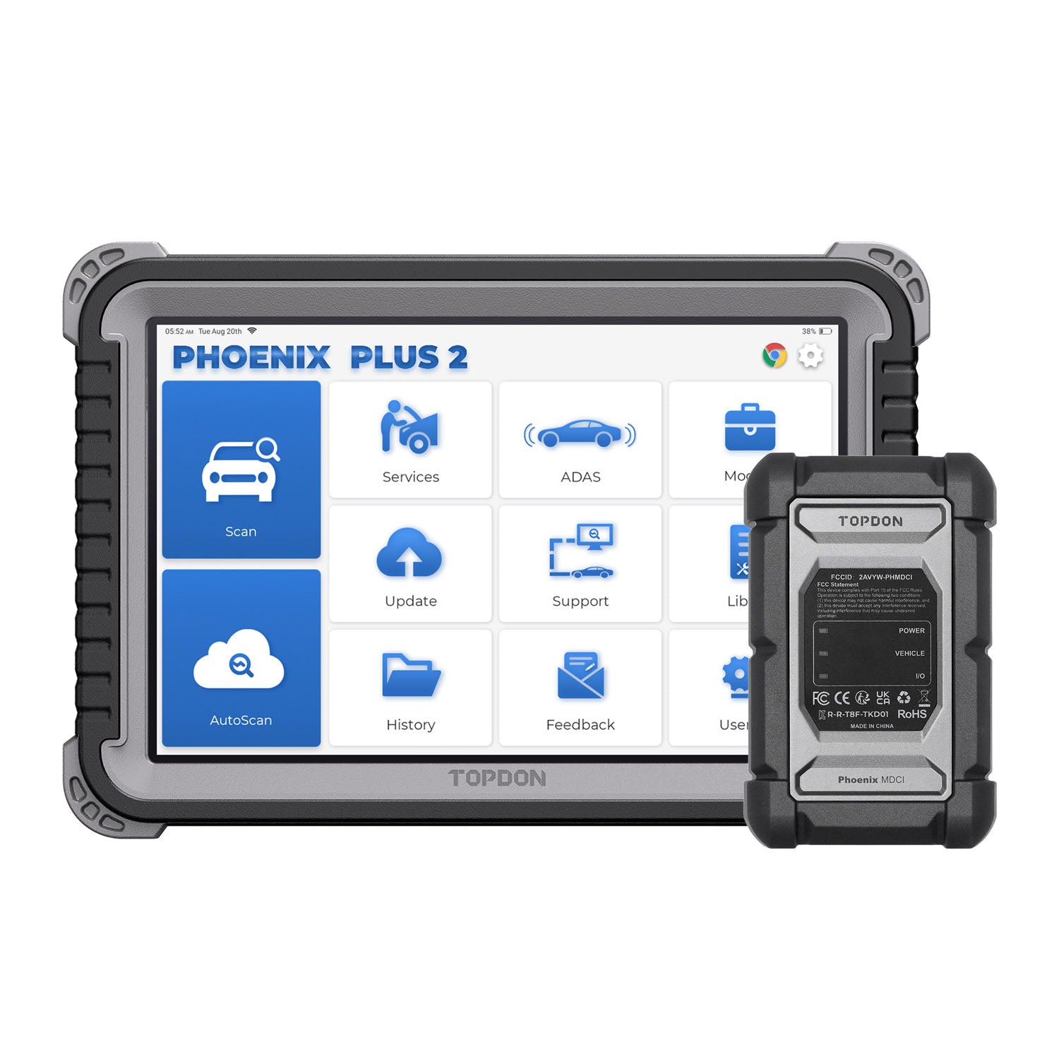 Phoenix Plus 2 – OE-Level Diagnostic Scan Tool with CAN-FD & Bi