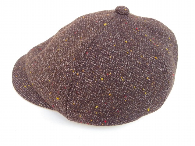 ORGUEIL-オルゲイユ- クラシカルな6枚接ぎウールキャスケット 58cm