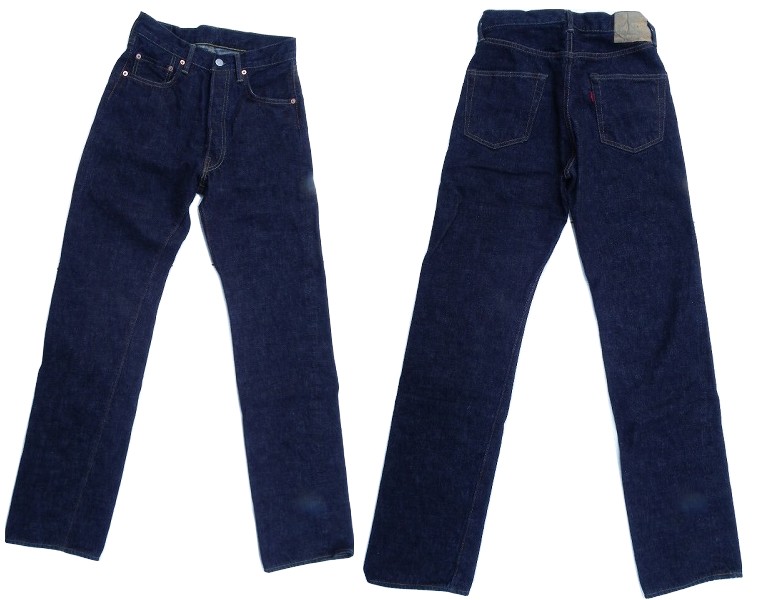 TCBjeans 50年代のXXをレプリカした太めの濃色ストレートジーンズ