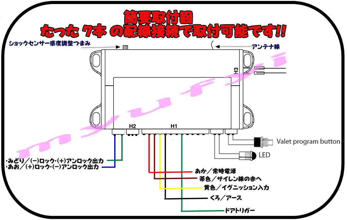viper3400】VIPERのあんしん通販 myufyi VIPER3400の取り付け方