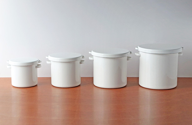 野田琺瑯 ラウンドストッカー | B・B・B POTTERS ONLINE STORE