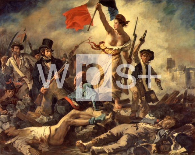 DELACROIX Eugene｜民衆を率いる自由の女神、1830年7月28日 - 歴史