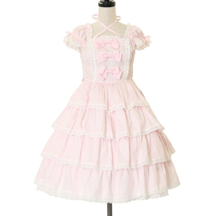 USED】リボンミルキーシュガージャンパースカート | BABY, THE STARS