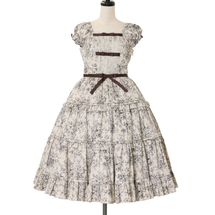 USED】トワルドロココブーケティアードロングドレス | Victorian