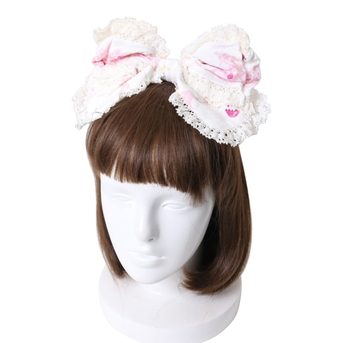 プリメロ いちごみるふぃーゆ柄 おりぼんバレッタ プリメロ いちごみる