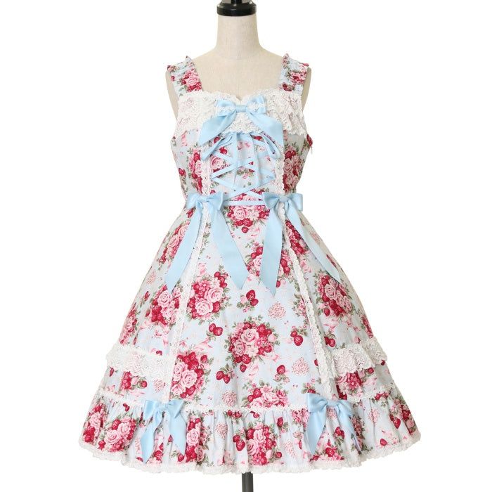 USED】シュガーブーケ～永遠の乙女の憧れ～柄ジャンパースカートⅠ