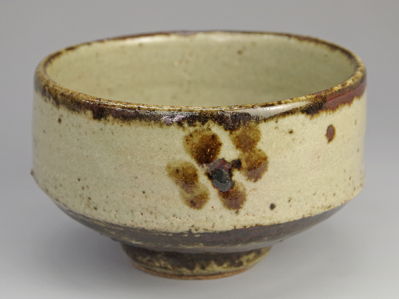 濱田庄司（人間国宝）鐵絵茶碗 共箱 ｜益子焼販売 善五