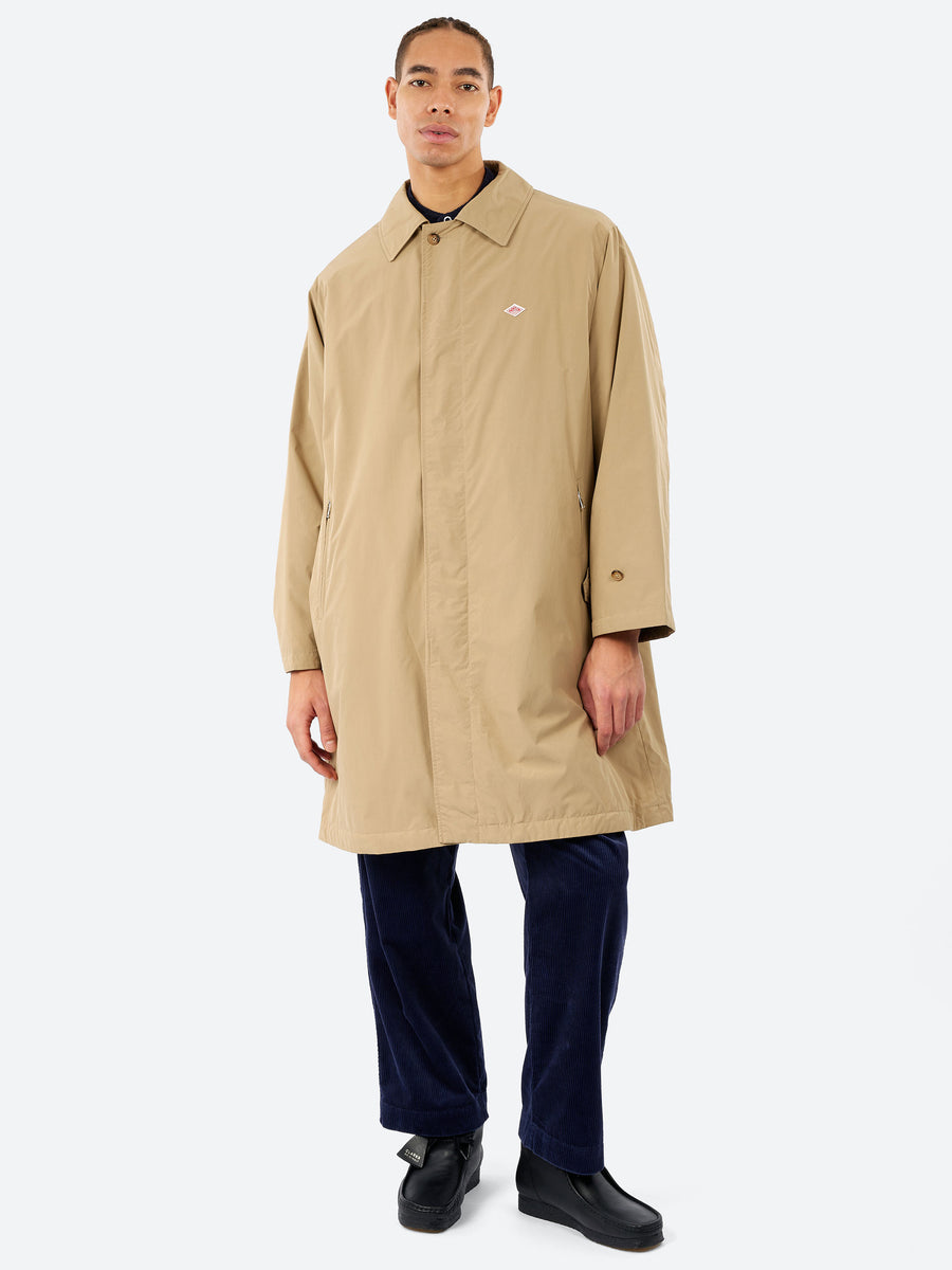 Danton - Wool Like Insulation Balmacaan Coat in Beige – gravitypope