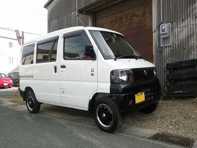 珍しい 「上げ クリッパーバン」 にマフラー取付け！｜社長ブログ