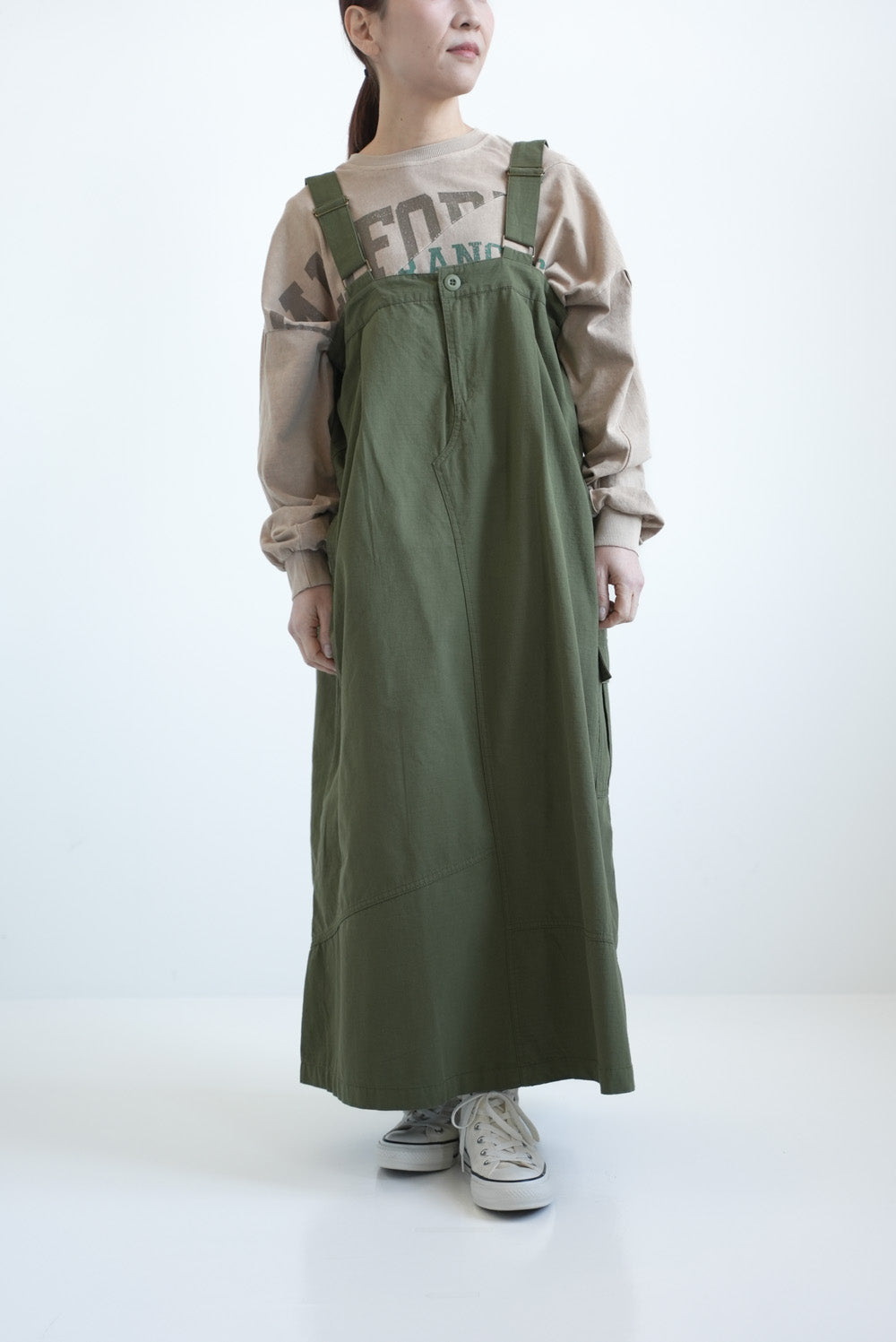 2月23日入荷》リップストップ切り替ジャンパースカート – HEART MARKET