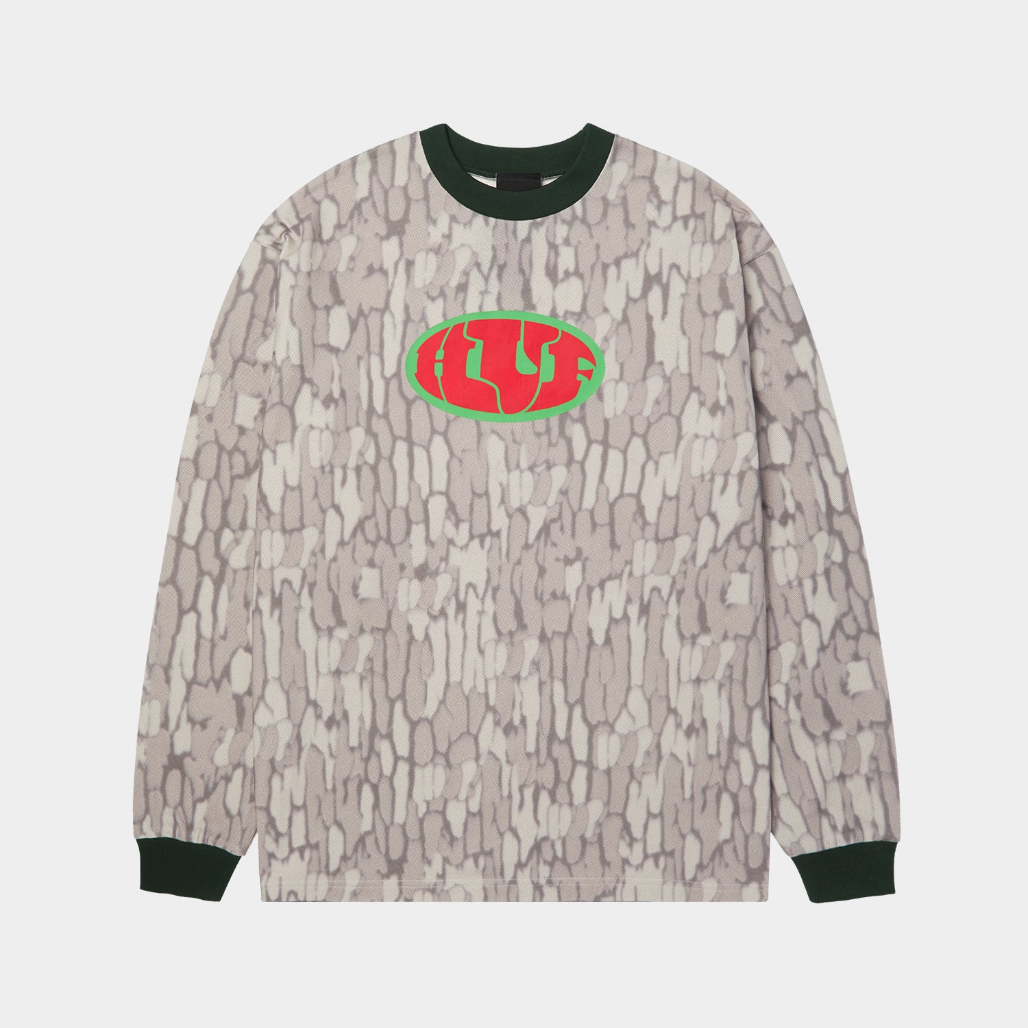 WARPED CAMO LS KNIT TOP｜KNITS & SWEATERS（ニット&セーター