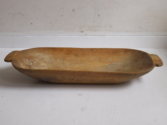 フランスアンティーク木製こね鉢(5)(aw024-033)<Font Color=