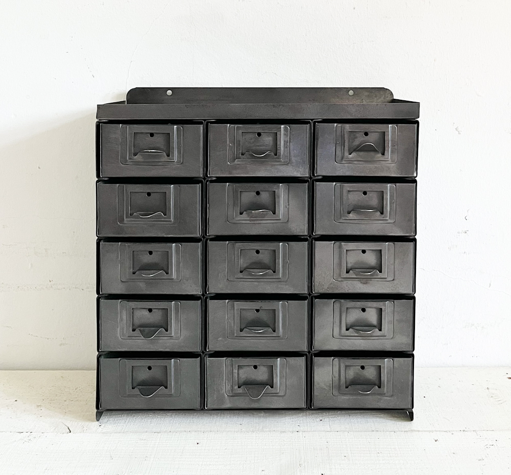 フランスアンティークアイアン15ドロワーボックス(ch024-018)<span