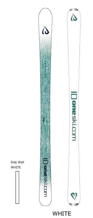 ID One USA Free Ride FRTM Ski in 160 cm and 170 cm black or white