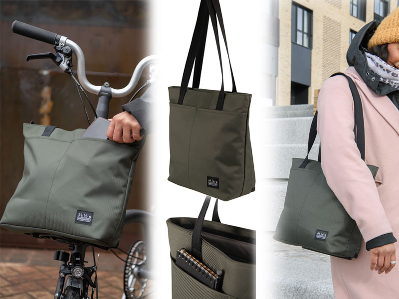 CYCLETECH-IKD : BROMPTON Tote Bag 9L Olive Green