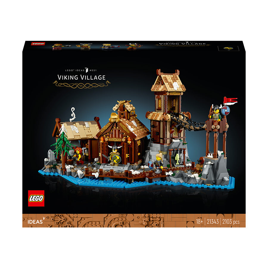 LEGO® Ideas Viking Village Building Set for Adults 21343 | Import