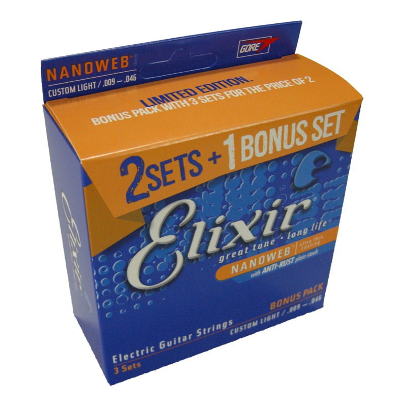 3個セット￥2,916】残り僅か！Elixir弦の3個セットが爆安価格