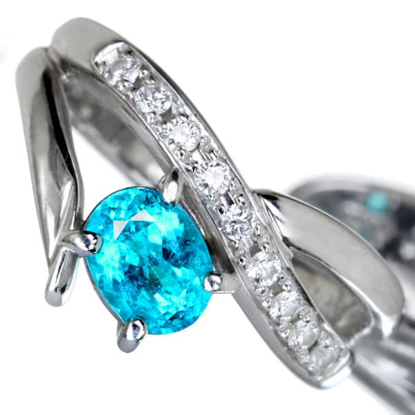 jewel planet 公式サイト / PT900 0.613ct ブラジル産パライバ
