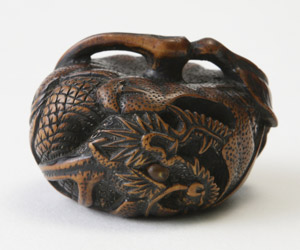 ミカン龍根付 正英 - 古美術 鐘ヶ江 - Collections -