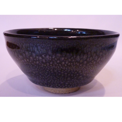 天目型 ぐい呑み 桃山窯 油滴釉【販売】-茶道具は京都しみず孔昌堂