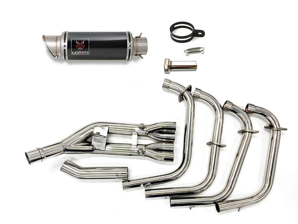 LCIPARTS ショートカーボンフルエキゾーストマフラー ホンダ CB400SF